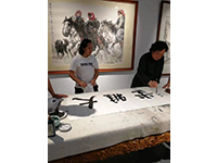 画家张宝珠为大雅堂题字